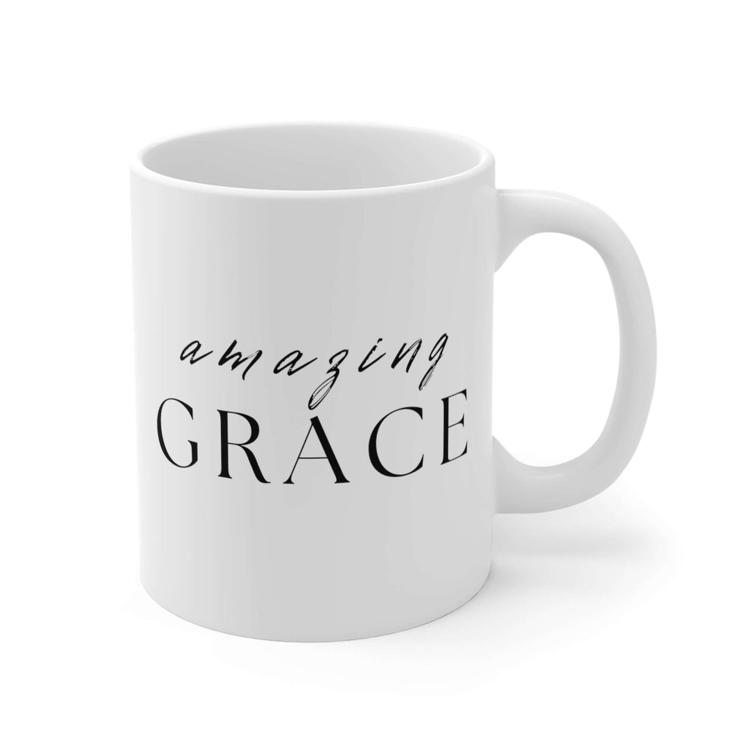 Amazing Grace Mug 11oz - Bold Faith